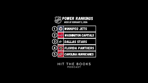 Power Rankings in the NHL for the week of 2/5/2025! 🏒🚨