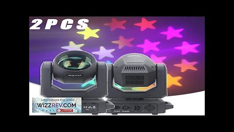 2PCS 200W Power Bright Beam Spot Moving Head Stage Lighting 18 Prisms Review