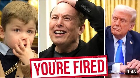 Elon Musk FIRES his SON in Oval Office with Donald Trump | DUB