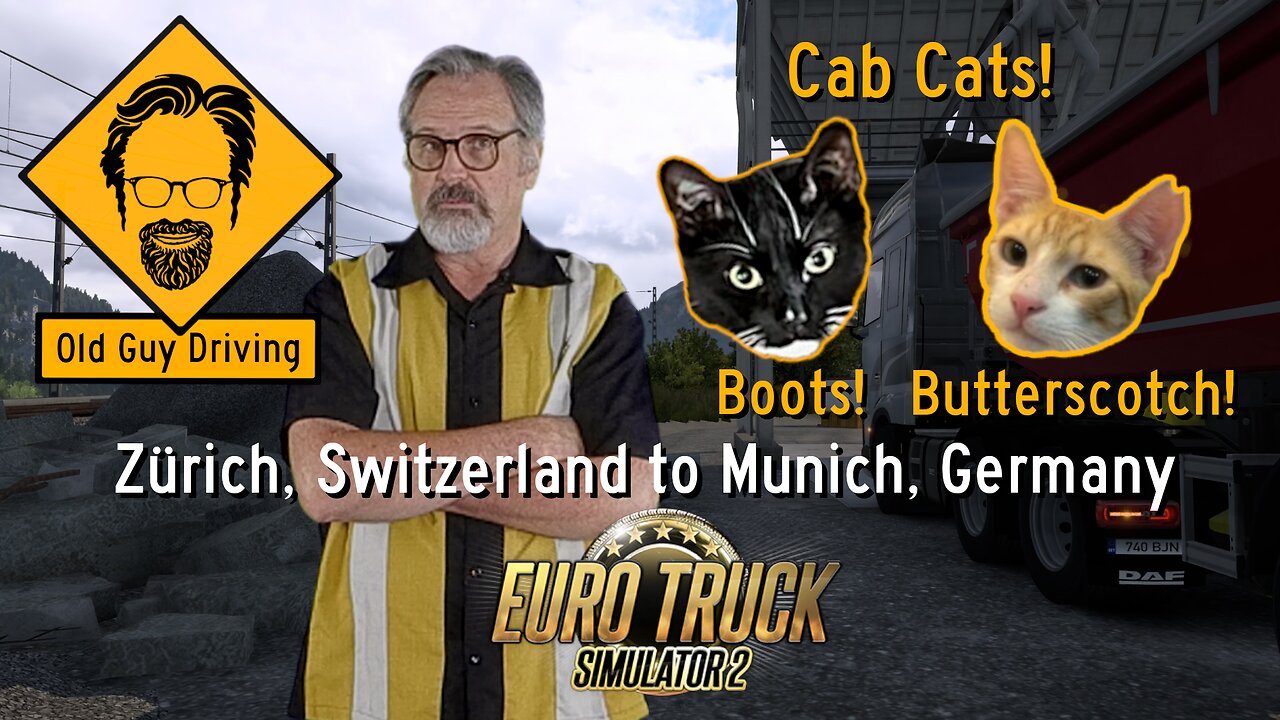 Zürich, Switzerland to Munich, Germany in Eurotruck Simulator 2