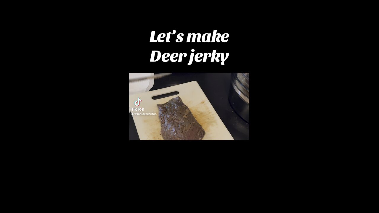 Homemade Deer Jerky