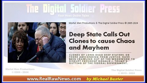 The Deep State Calls Out their Clones to cause Chaos & Mayhem