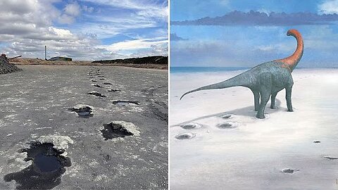 166 Million-Year-Old Dinosaur Footprints Discovered in Oxfordshire Quarry | PSN Experiment"