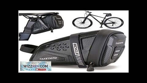 TAKEZERO TZ07 1L Lage Capacity PU Mountain Bike Clearing Bag Road Bike Review