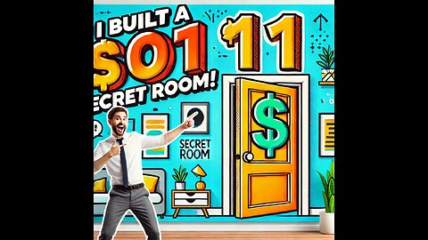 I Built a $1 SECRET Room!