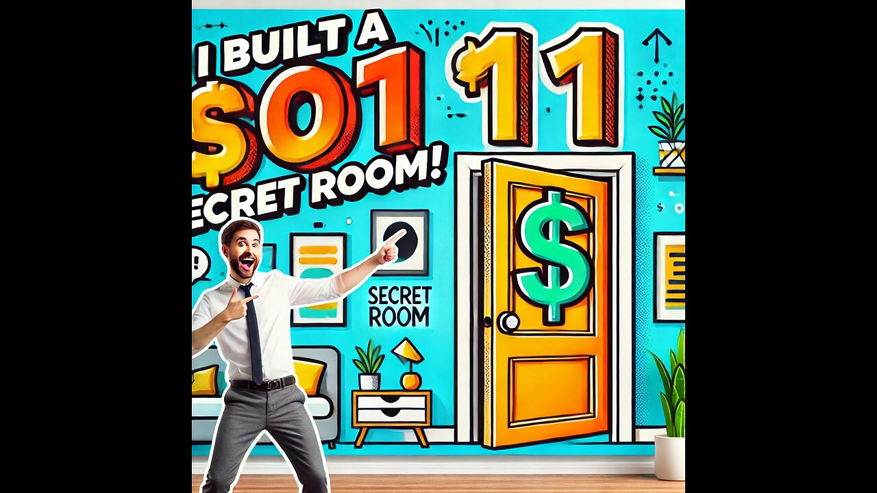 I Built a $1 SECRET Room!