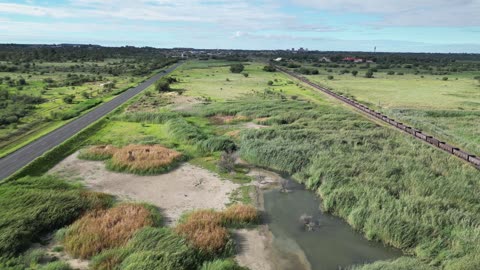 Kamfers Dam drone flyover