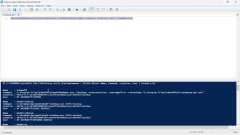 Retrieve Startup Program Details Using PowerShell