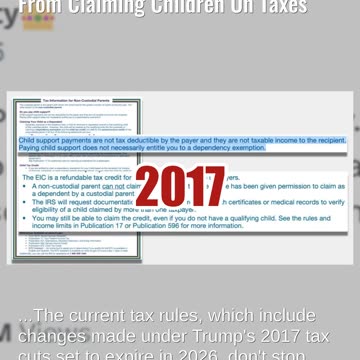 Fact Check: Trump Did NOT Propose Barring Child Support Recipients From Claiming Children On Taxes