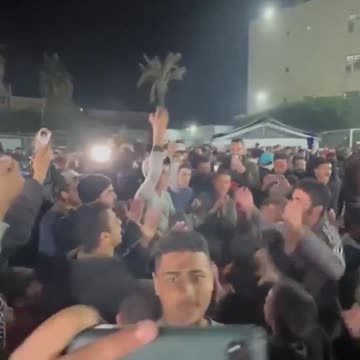 Widespread celebration erupts in Palenstine after hearing of Gaza ceasefire