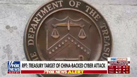 Treasury target of China backed cyber attack