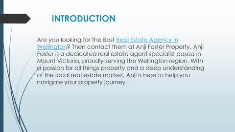 Real Estate Agency in Wellington