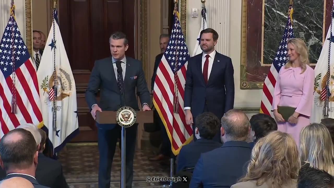 Pete Hegseth’s first words as Secretary of Defense