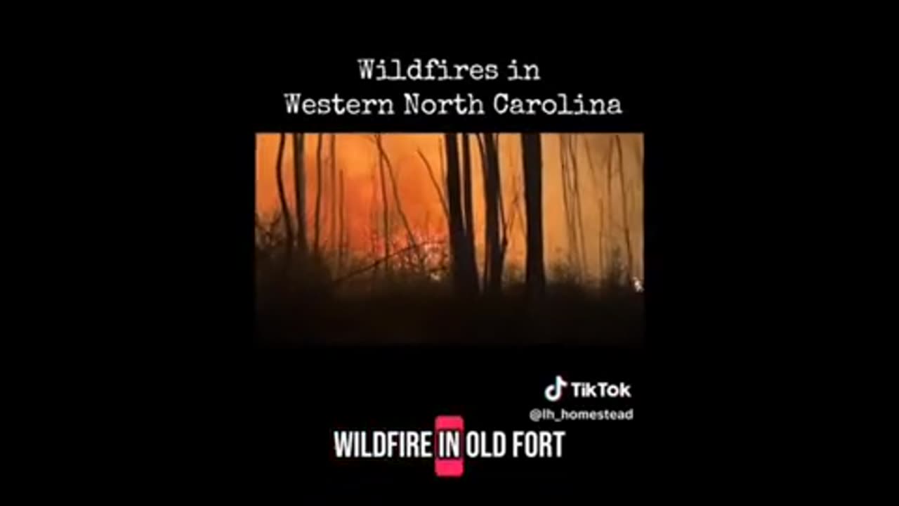 NC wildfires ..