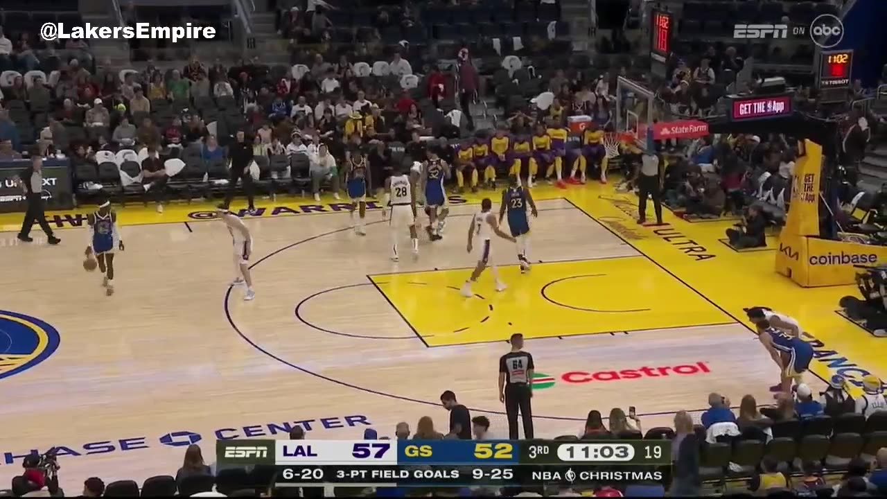 Lakers Team Highlights vs Warriors | Christmas Day 2024