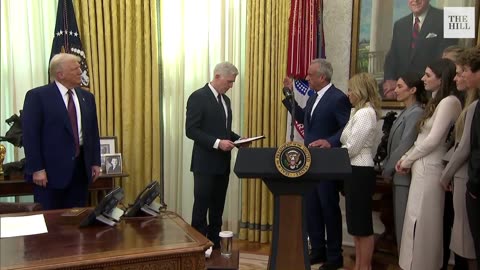 RFK Jr. sworn in to lead HHS under Trump