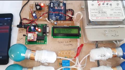Smart Energy Meter Using Ardiuno with GSM