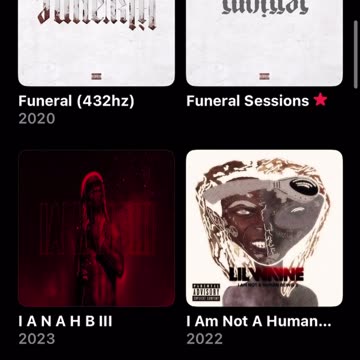 My current Lil Wayne Apple Music Library: A story of my Lil Wayne current music playlist 🍎🎵