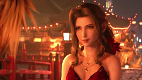 Aerith Red Dress FF7 Remake PS5