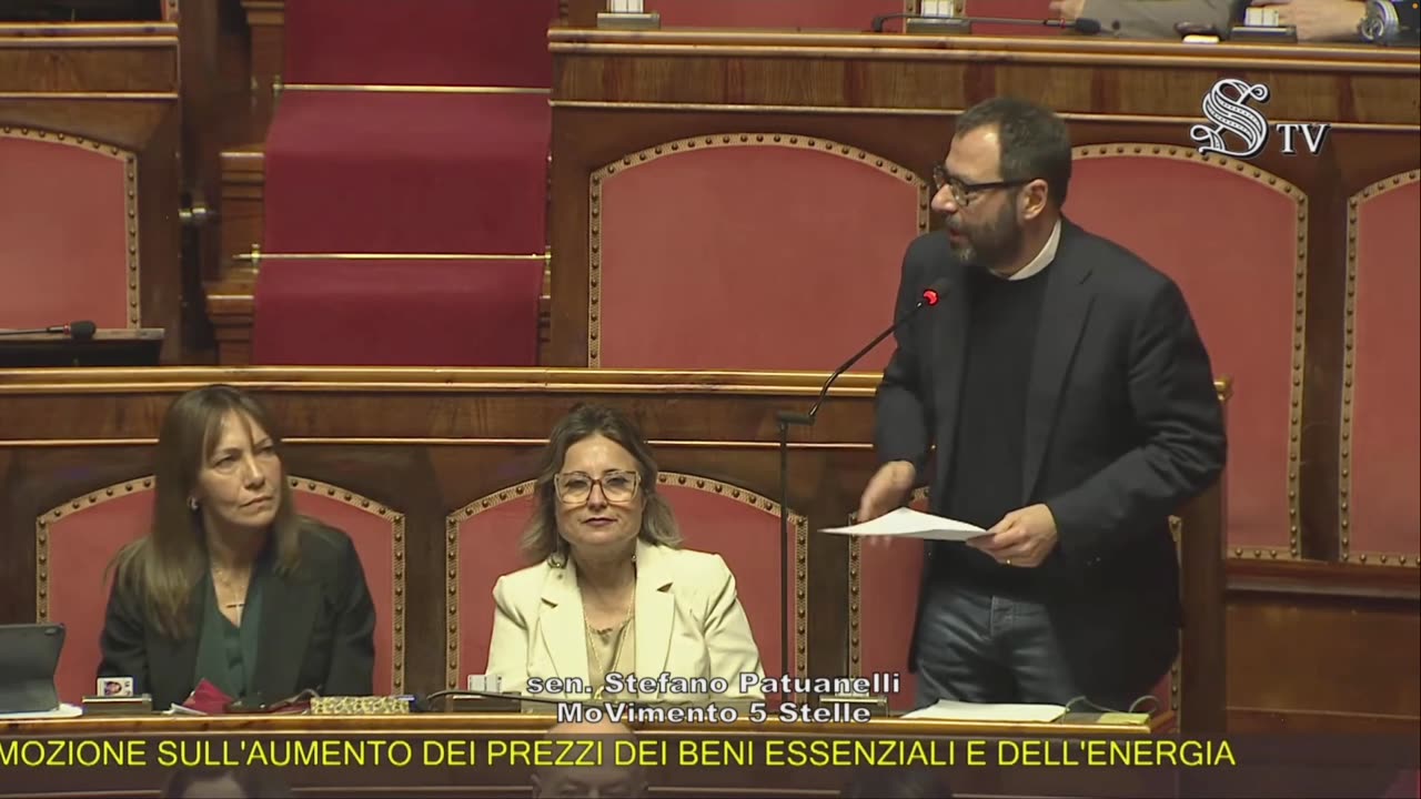 Patuanelli - Intervento in Senato (19.02.25)