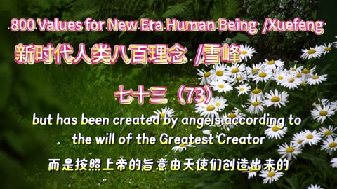 800 Values for New Era Human Being（73）