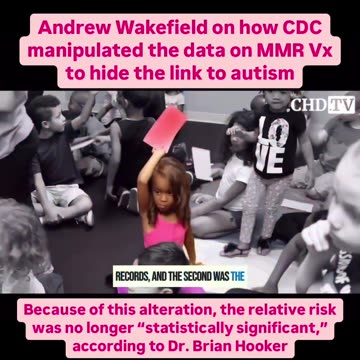 More Government Deep-State Establishment & Big Pharma lies on MMR Vaccines & Autism Link