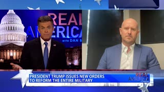 REAL AMERICA -- Dan Ball W/ Mike Sarraille, Pres. Trump's Sweeping EO's In Military, 1/30/25