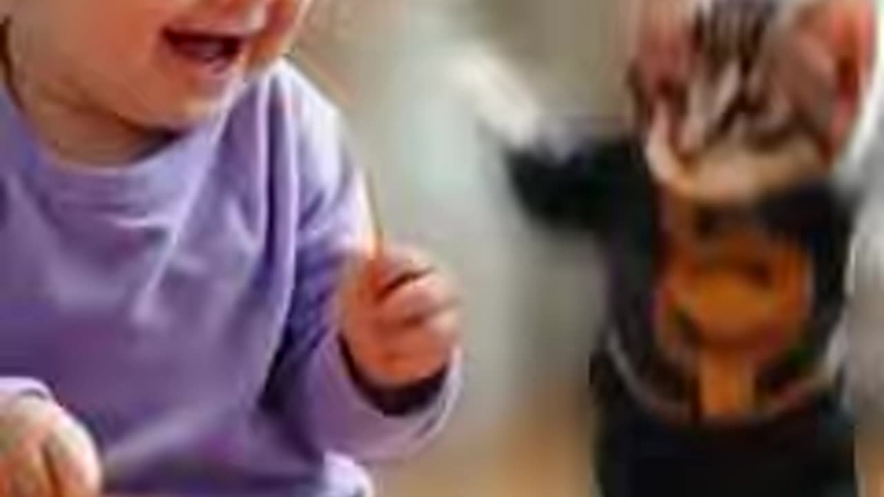 Unbelievable Cat Dance Moves with Baby : You Won't Believe Your Eyes! πΎπ