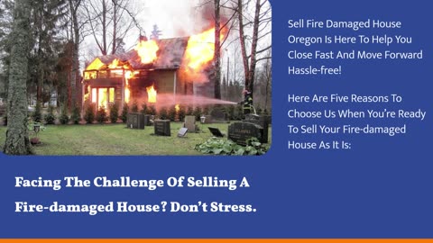 Sell Fire Damaged House