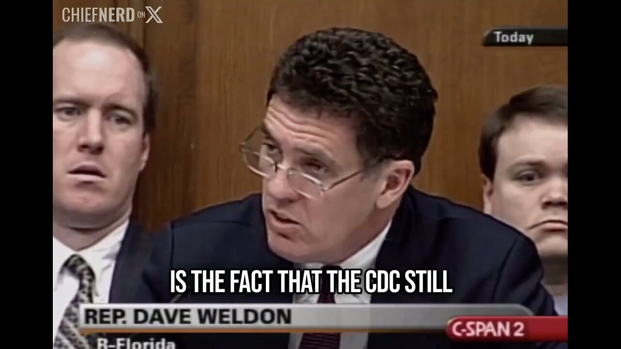 On March 13th the Senate Confirmation hearing for CDC Director Dr. Weldon