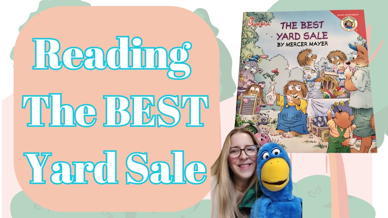 Reading Little Critter's The Best Yard Sale