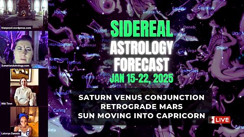 Weekly Astrology Forecast - January 15th - 22nd | True Sky Sidereal with Abbey Quinn and Niki Tenn