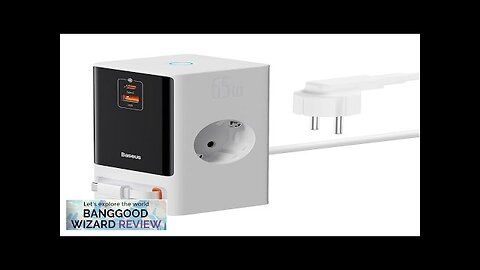 GaN Tech Baseus Digital Control Power Strip 65W 5-Port USB Charger Review