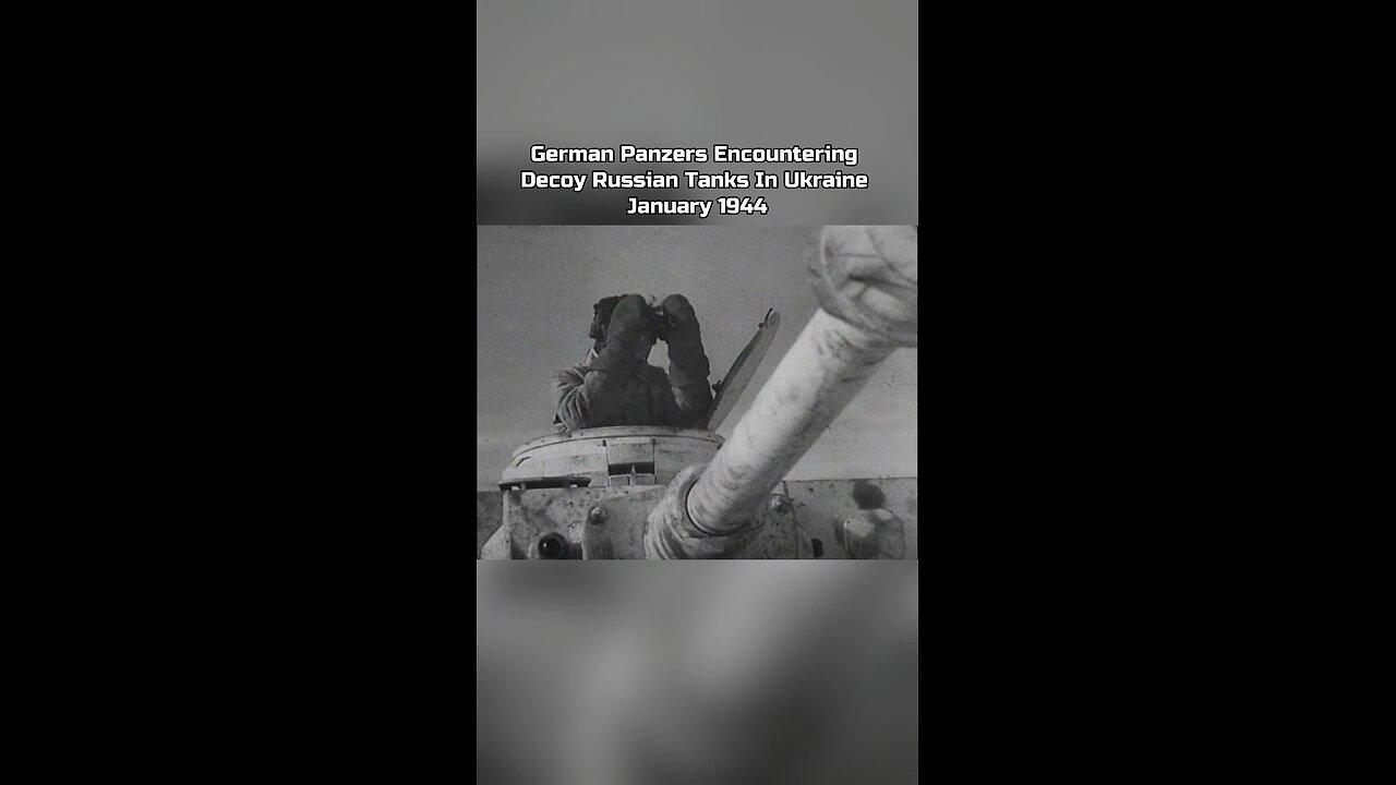 German Panzers Encountering Decoy Russian Tanks In Ukraine