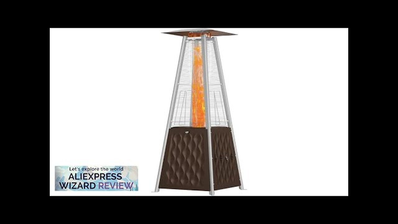 Pyramid Patio Heater 48000 BTU Outdoor Patio Heater Quartz Glass Tube Propane Review