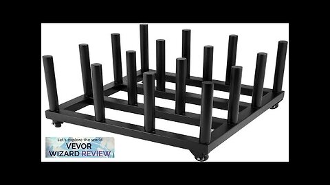 VEVOR Vinyl Cart Mobile Rack 16 Roll Capacity Vinyl Roll Rack 2" Review