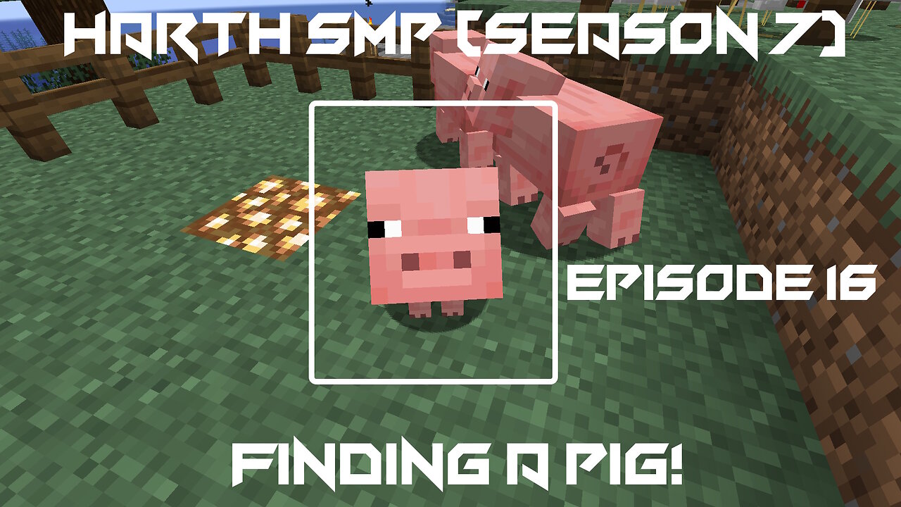 Finding a Pig! - Minecraft Harth SMP #16 (Season 7)