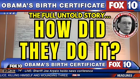 DavidXRPLion Unbelievable FAKE OBAMA BIRTH CERTIFICATE How Did They Do it? MUST WATCH TRUMP NEWS