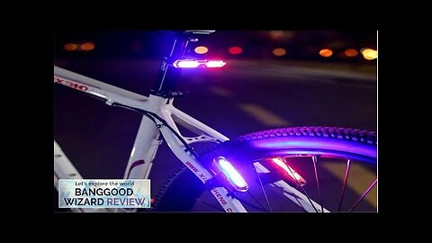 Bicycle Rear Light Ultra Bright USB Rechargeable High Intensity LED Tail Light Review