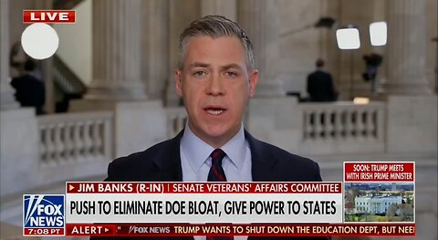 Sen Jim Banks: Get Federal Gov Out Of The Way Of Education