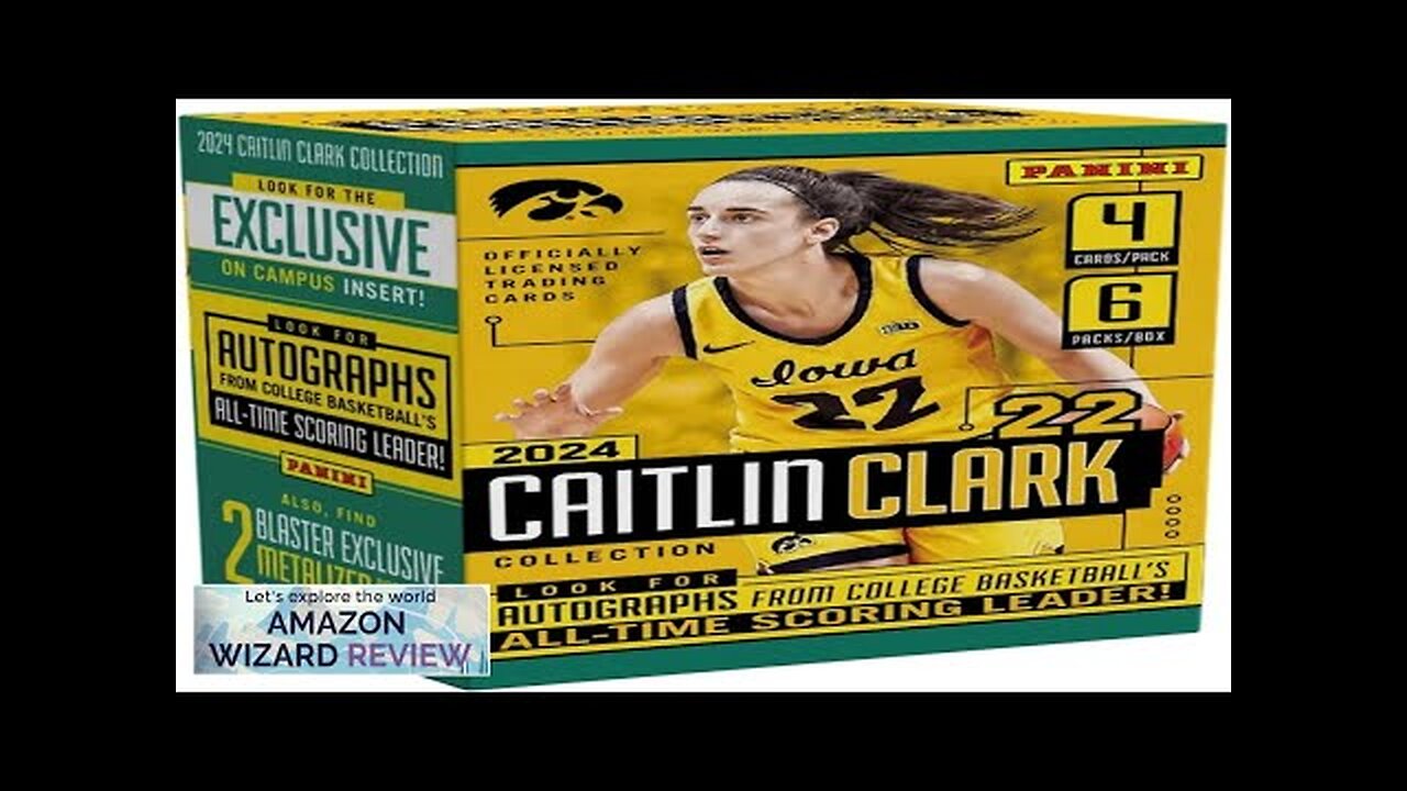 Caitlin Clark Rookie Card 2024 Panini Collection Basketball Trading Card Sealed Blaster Review