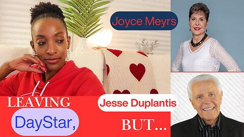 DayStar: Joyce Meyer & Jesse Duplantis leave & Laura Lynn Tyler Thomas spreads the love! #daystar