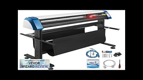 VEVOR Vinyl Cutter 53 Inch Plotter Machine Automatic Paper Feed Vinyl Cutter Review