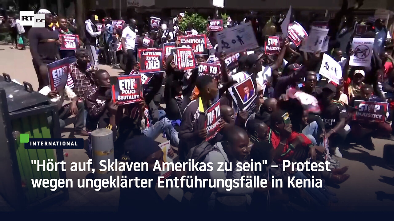 "Hört auf, Sklaven Amerikas zu sein" – Protest wegen ungeklärter Entführungsfälle in Kenia