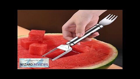 Stainless Steel Windmill Watermelon Cutter Artifact Salad Fruit Slicer Cutter Tool Review