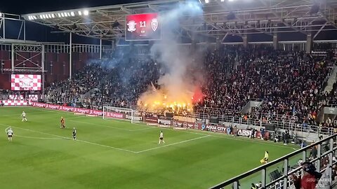 Rapid Bucuresti vs Poli Timisoara (prezentarea noului stadion Giulesti)