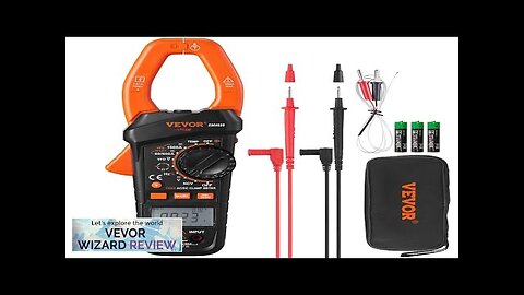 VEVOR Digital Clamp Meter T-RMS 6000 Counts 1000A Clamp Multimeter Tester Measures Review