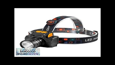 Outdoor Lighting Gesture Sensing Headlamp Rechargeable High Brightness Long Battery Life Review