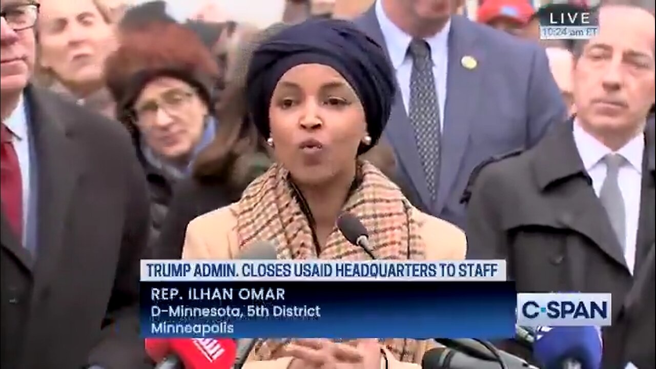 Ilhan Omar angry Trump is cutting off USAID