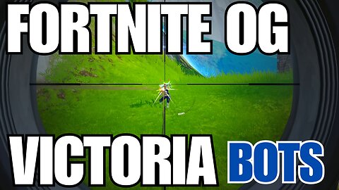 Como Gané una Partida de Fortnite OG Llena de Bots